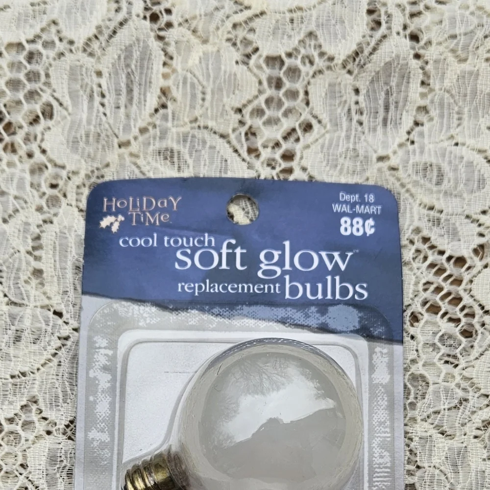 Holiday Time Soft Glow Replacement Bulbs - White